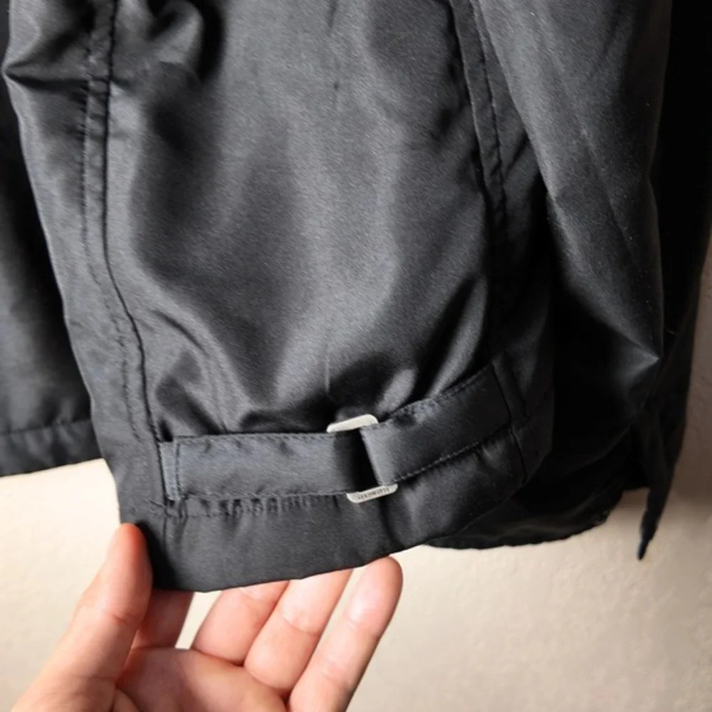 VINTAGE GUESS Mens Black Full Zip‎ Jacket Lightweight Casual Outerwear XL